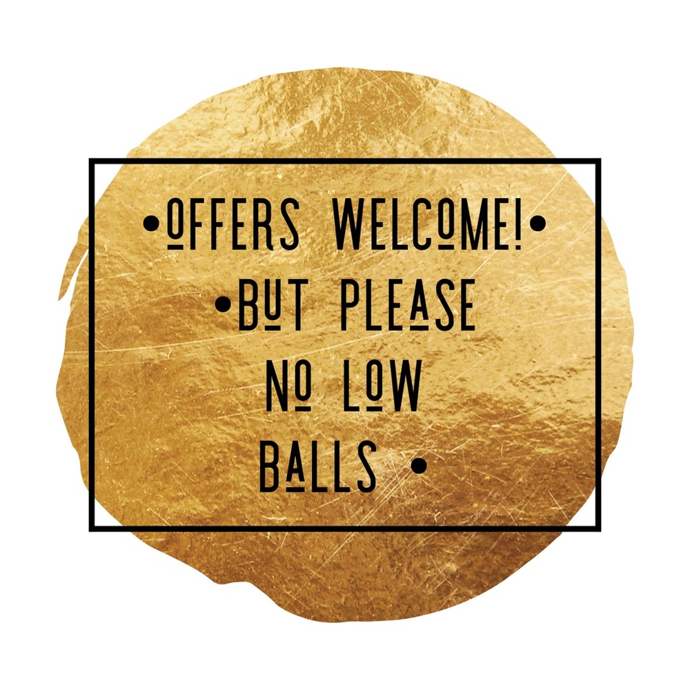 Offers are welcome!